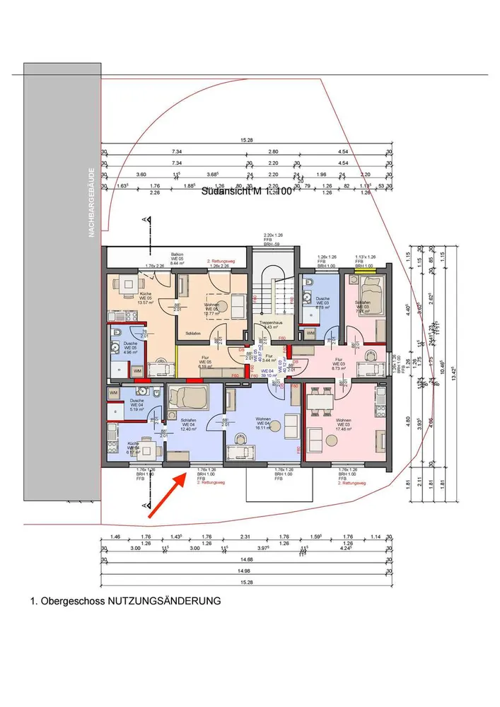 2 room apartment with 39 m² in Bonn – Photo 2