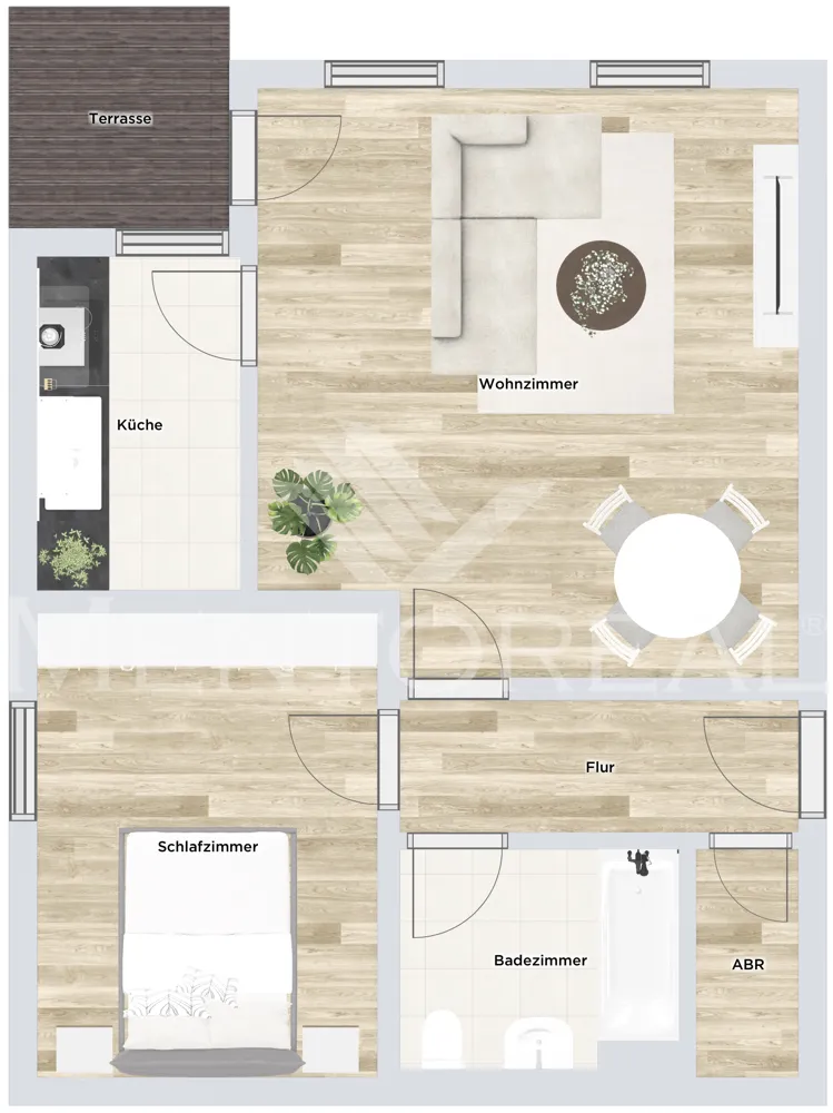 2 Zimmer Wohnung mit 53 m² in Leipzig – Bild 8