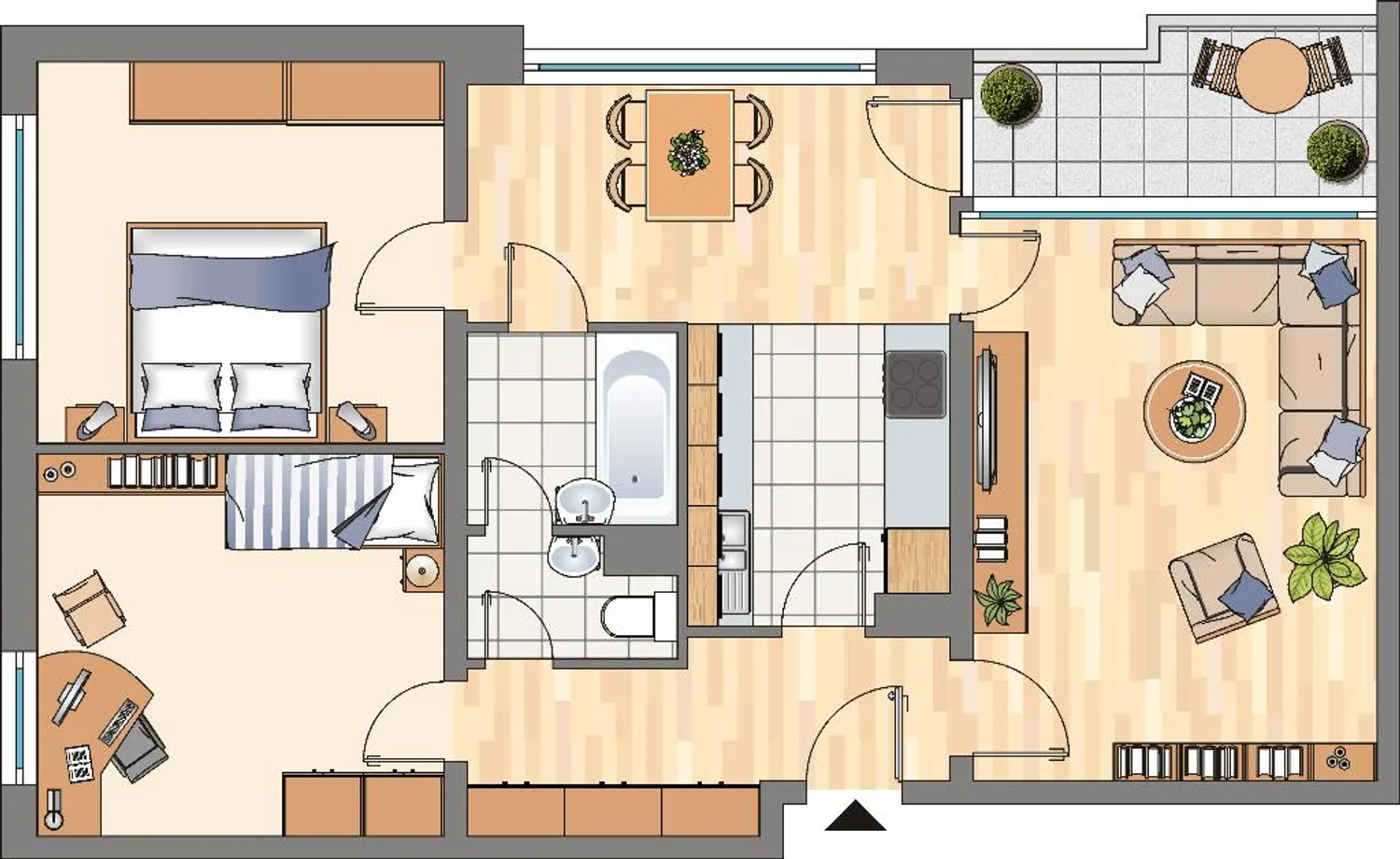 3 Zimmer Wohnung mit 72 m² in Dortmund – Bild 3