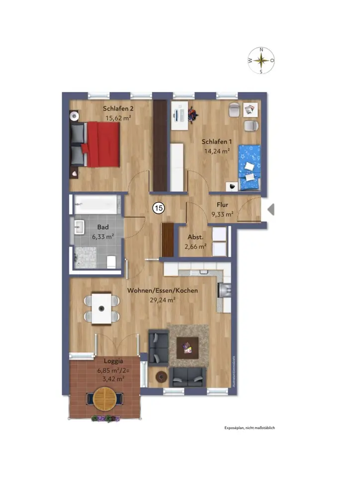 4 Zimmer Wohnung mit 108 m² in Garmisch-Partenkirchen – Bild 5