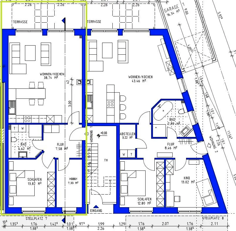 2 room apartment with 101 m² in Hamminkeln – Photo 6