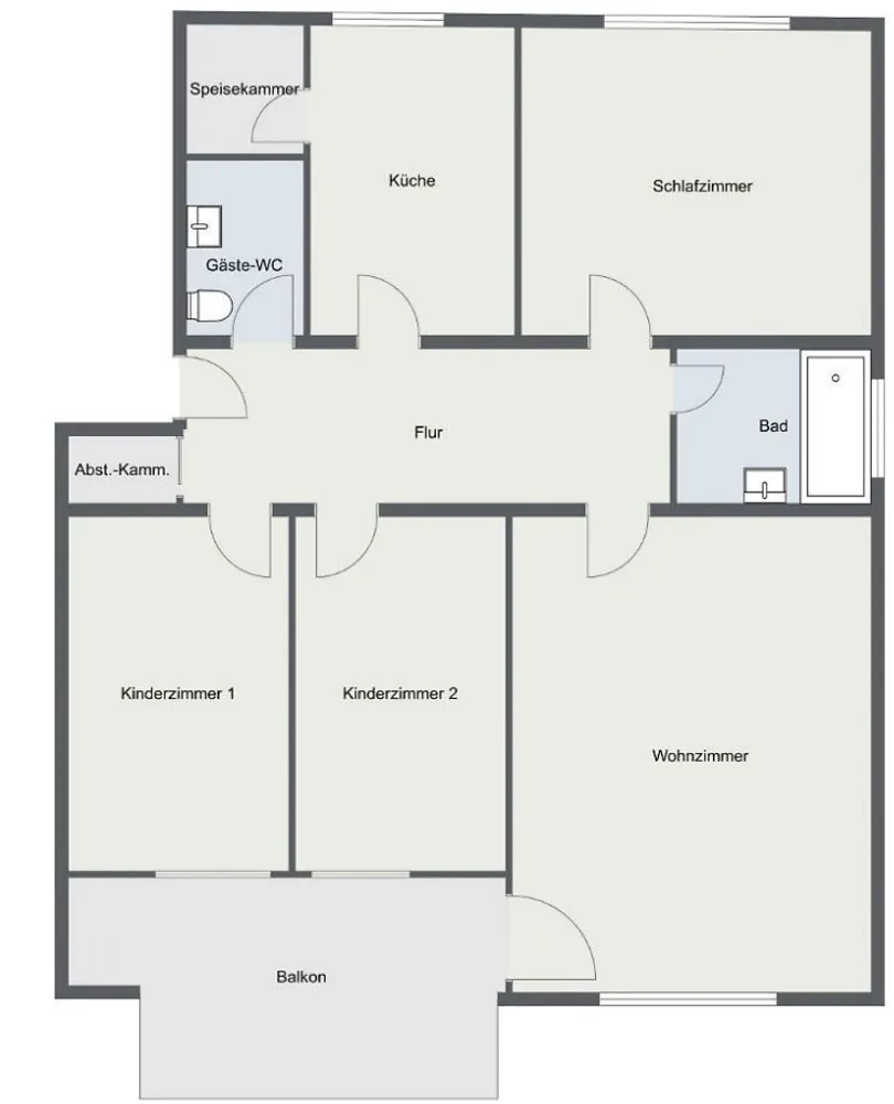 4 Zimmer Wohnung mit 97 m² in Regensburg – Bild 10