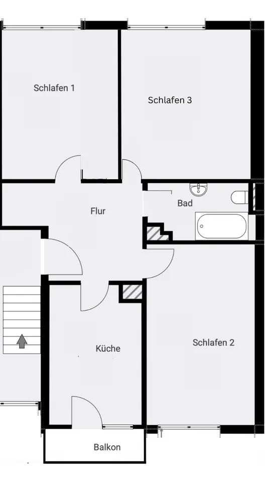 4 Zimmer Wohnung mit 75 m² in Mannheim – Bild 5