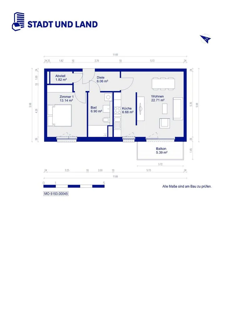 2 Zimmer Wohnung mit 60 m² in Berlin – Bild 8