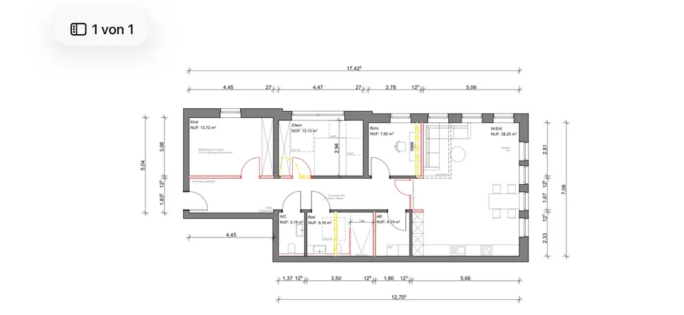 4 Zimmer Wohnung mit 107 m² in Paderborn – Bild 10