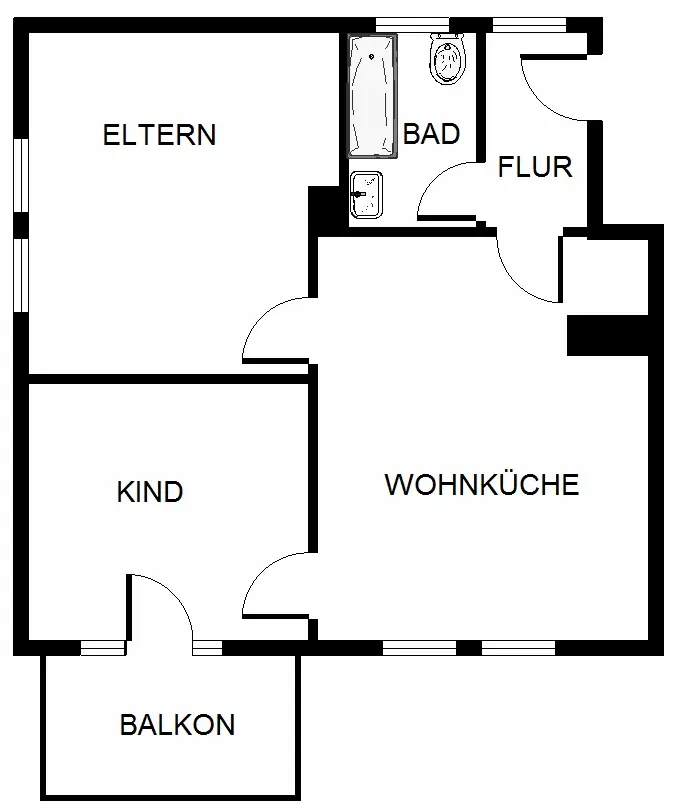3 Zimmer Wohnung mit 88 m² in Gelsenkirchen – Bild 2