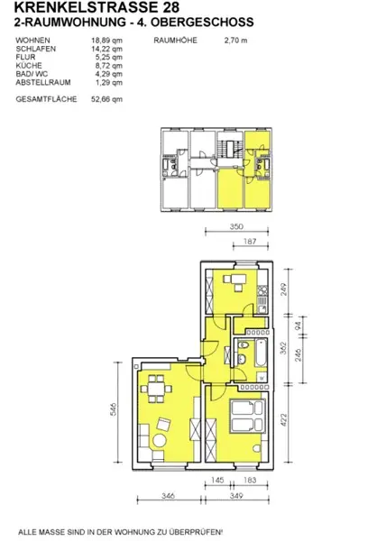 2 Zimmer Wohnung mit 53 m² in Dresden – Bild 5