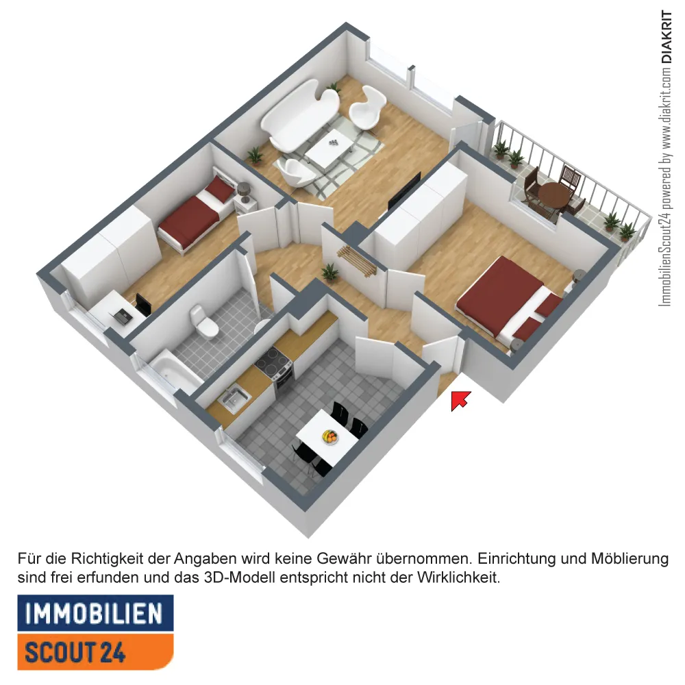 4 Zimmer Wohnung mit 67 m² in Gelsenkirchen – Bild 8