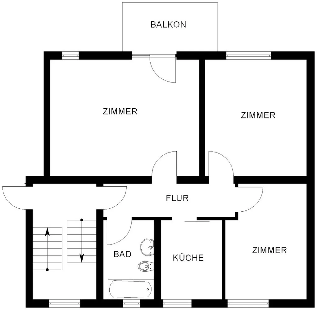 3 Zimmer Wohnung mit 67 m² in Bochum – Bild 2
