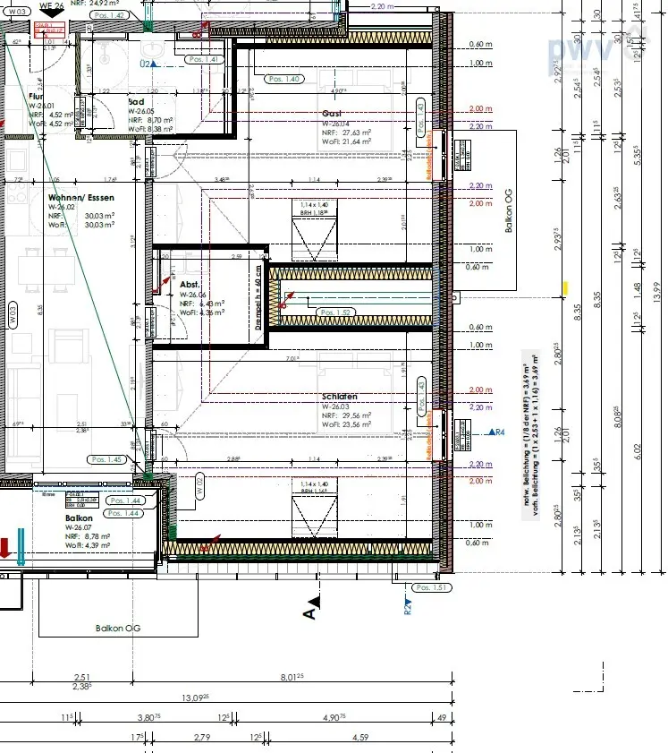3 Zimmer Wohnung mit 98 m² in Aurich – Bild 10