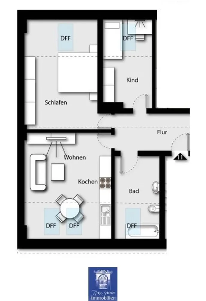 3 Zimmer Wohnung mit 73 m² in Dresden – Bild 8