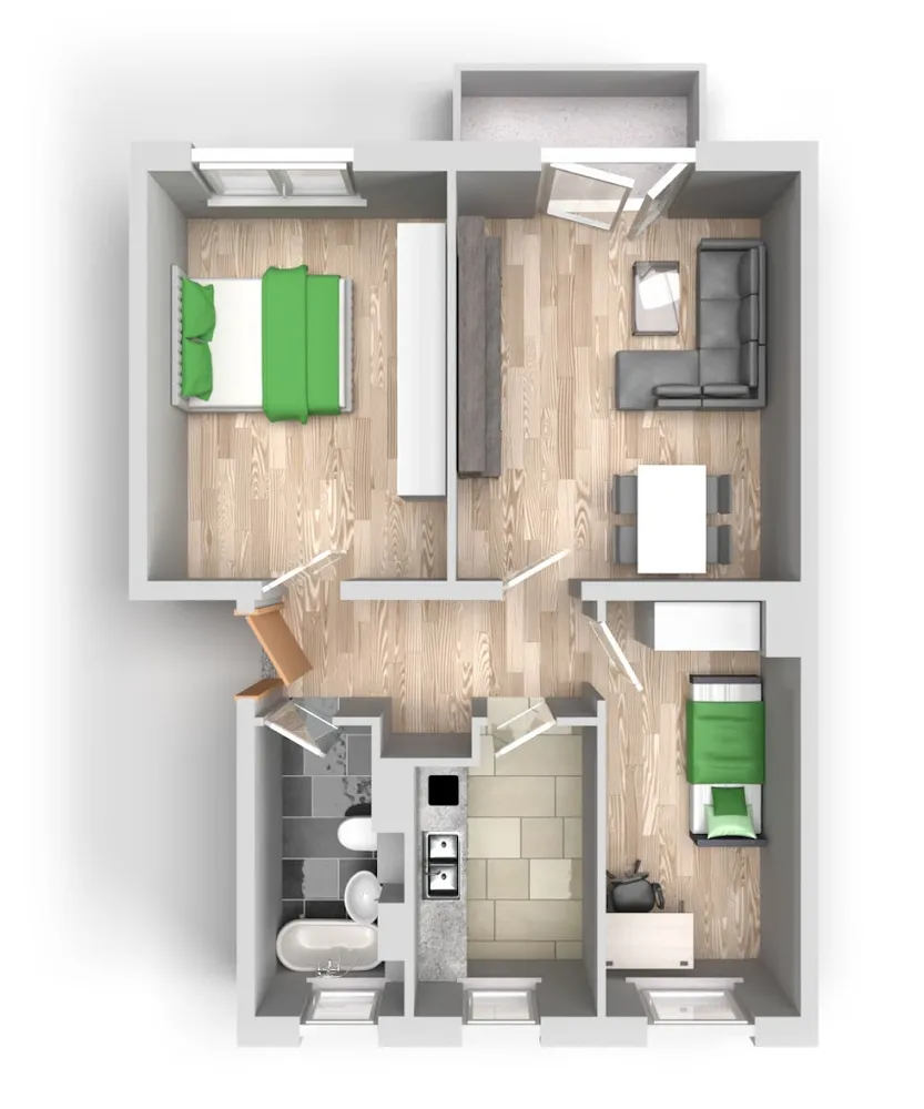 3 Zimmer Wohnung mit 60 m² in Halle (Saale) – Bild 12