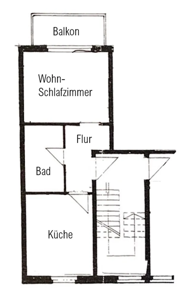 1 Zimmer Wohnung mit 30 m² in Bielefeld – Bild 10