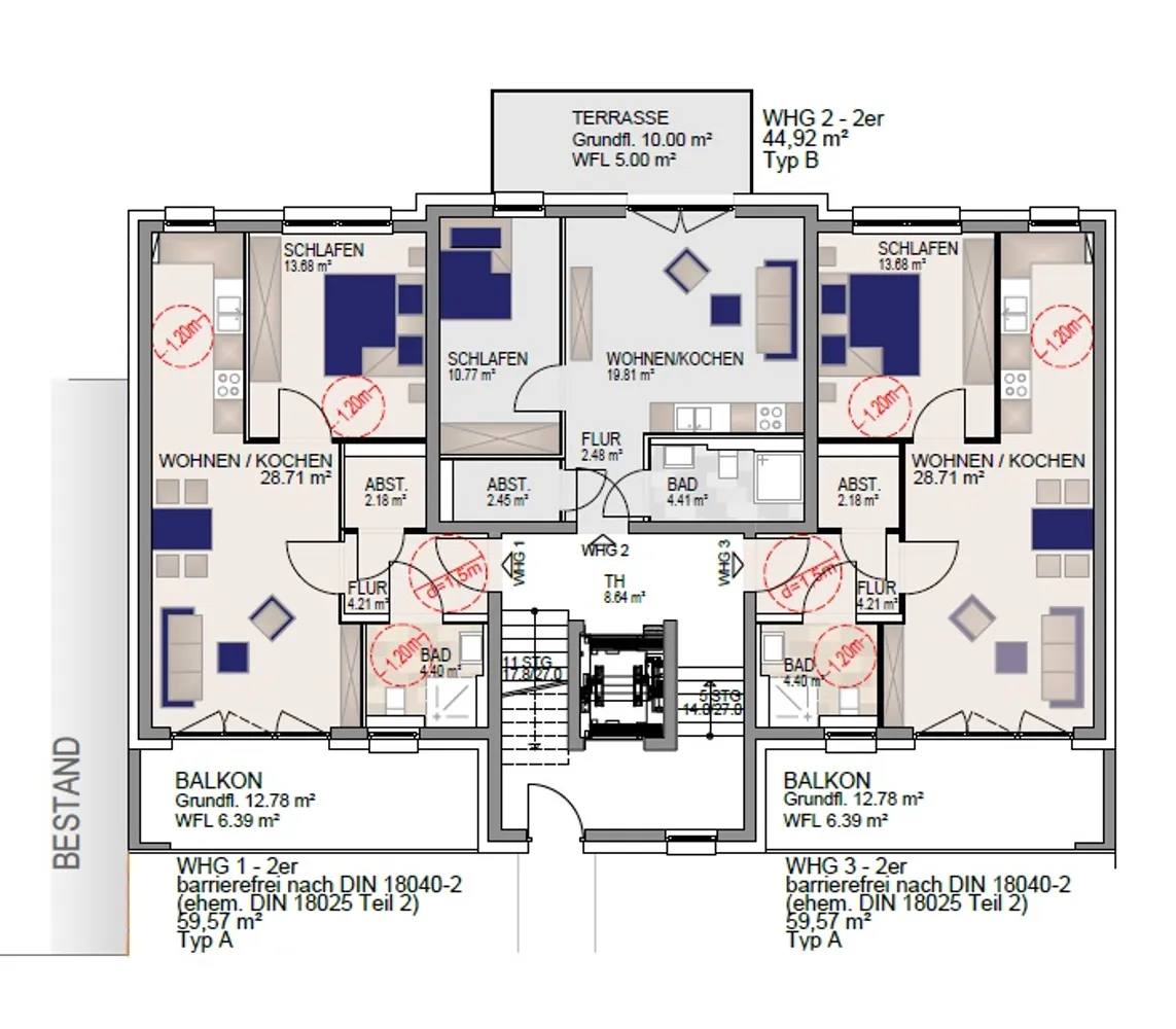2 Zimmer Wohnung mit 45 m² in Marburg – Bild 5