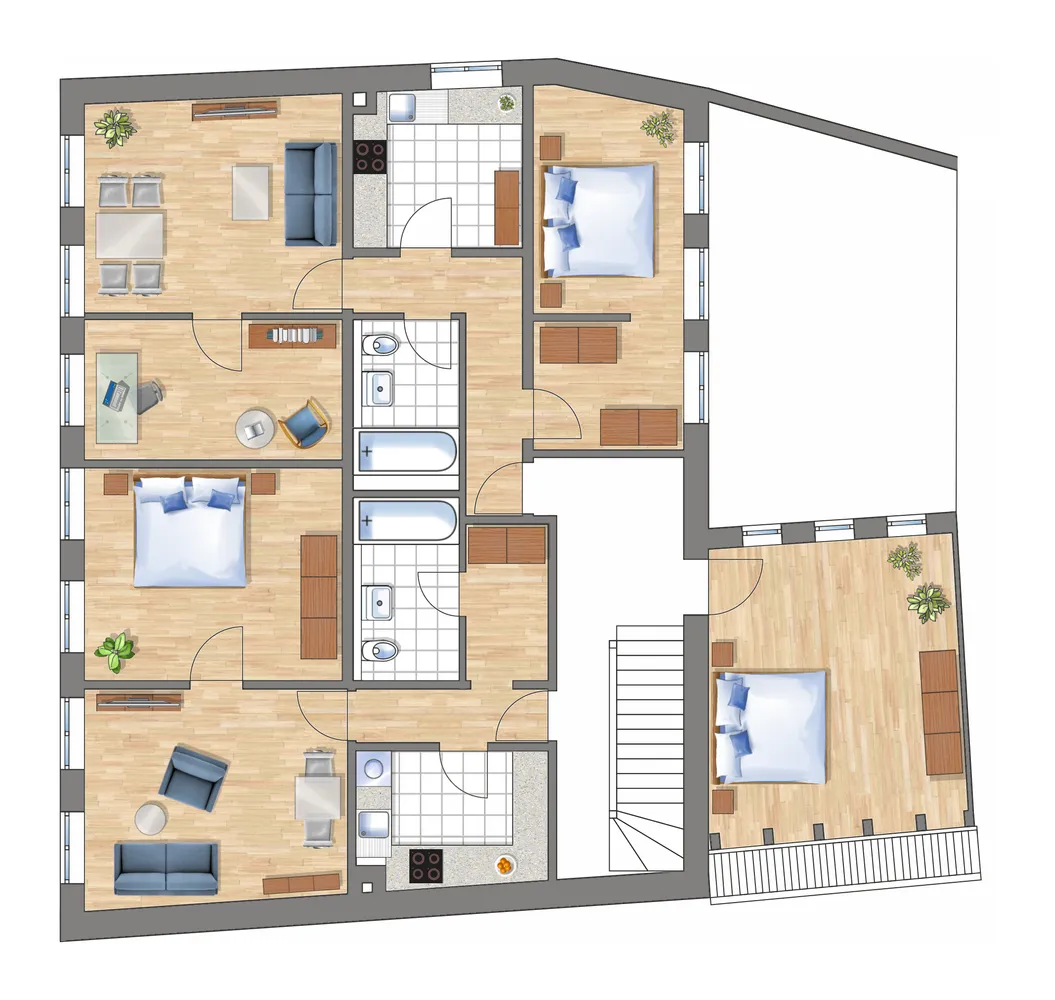 3 Zimmer Wohnung mit 65 m² in Augsburg – Bild 12