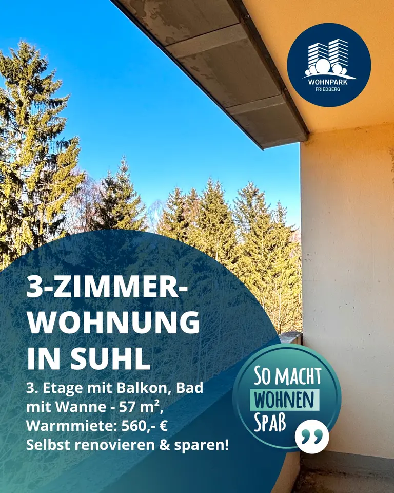 3 Zimmer Wohnung mit 58 m² in Suhl – Bild 10