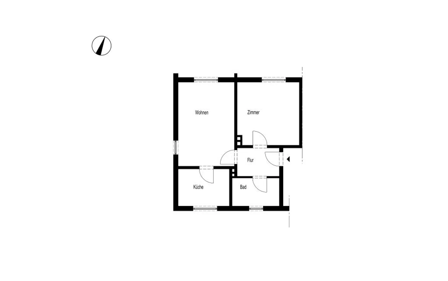 2 Zimmer Wohnung mit 49 m² in Lüdenscheid – Bild 2