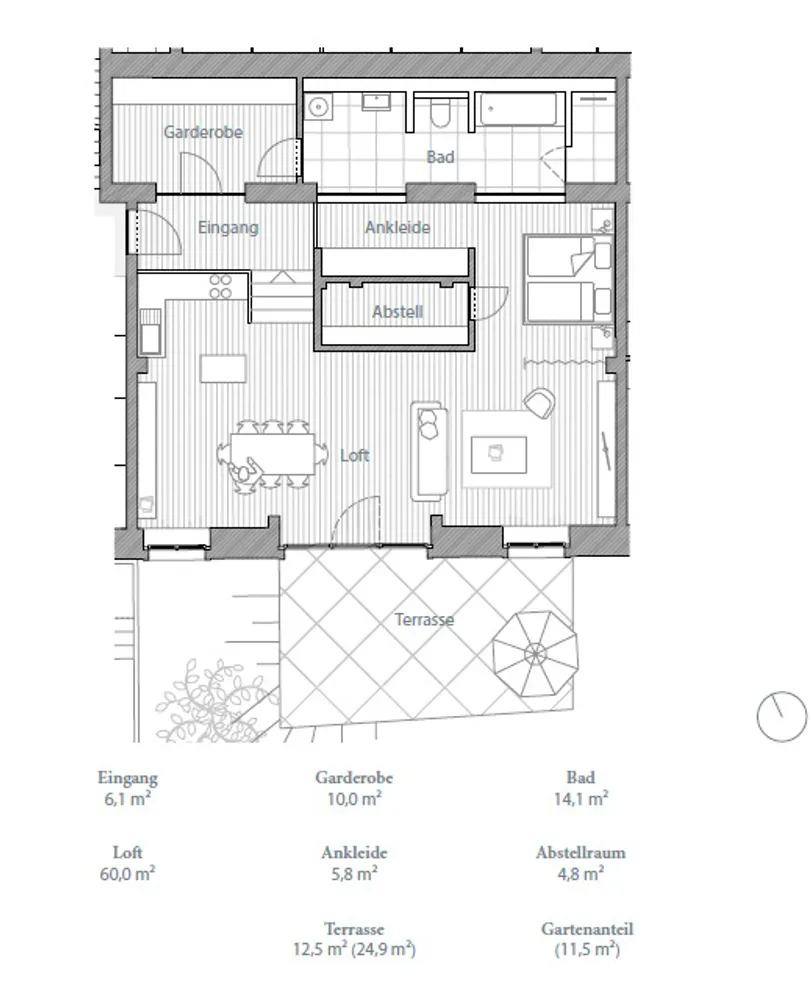 2 room apartment with 113 m² in Dresden – Photo 9