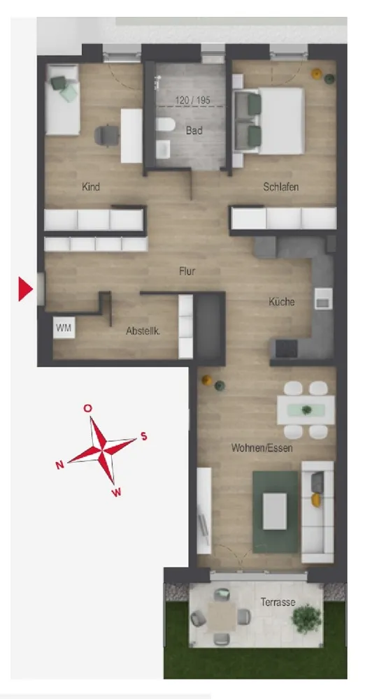 3 Zimmer Wohnung mit 89 m² in Straubing – Bild 5