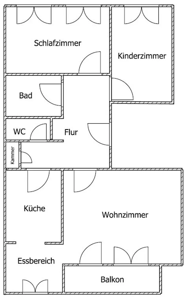 3 Zimmer Wohnung mit 78 m² in Düsseldorf – Bild 3