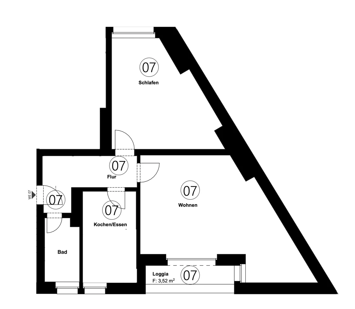 2 room apartment with 66 m² in Cologne – Photo 3