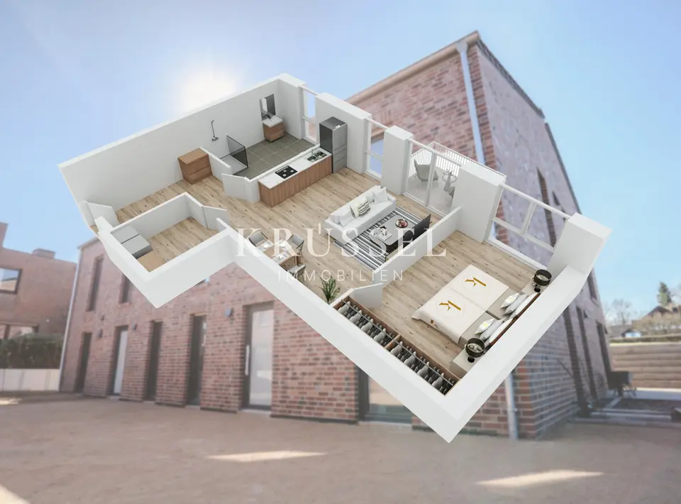 2 Zimmer Wohnung mit 80 m² in Lingen – Bild 8