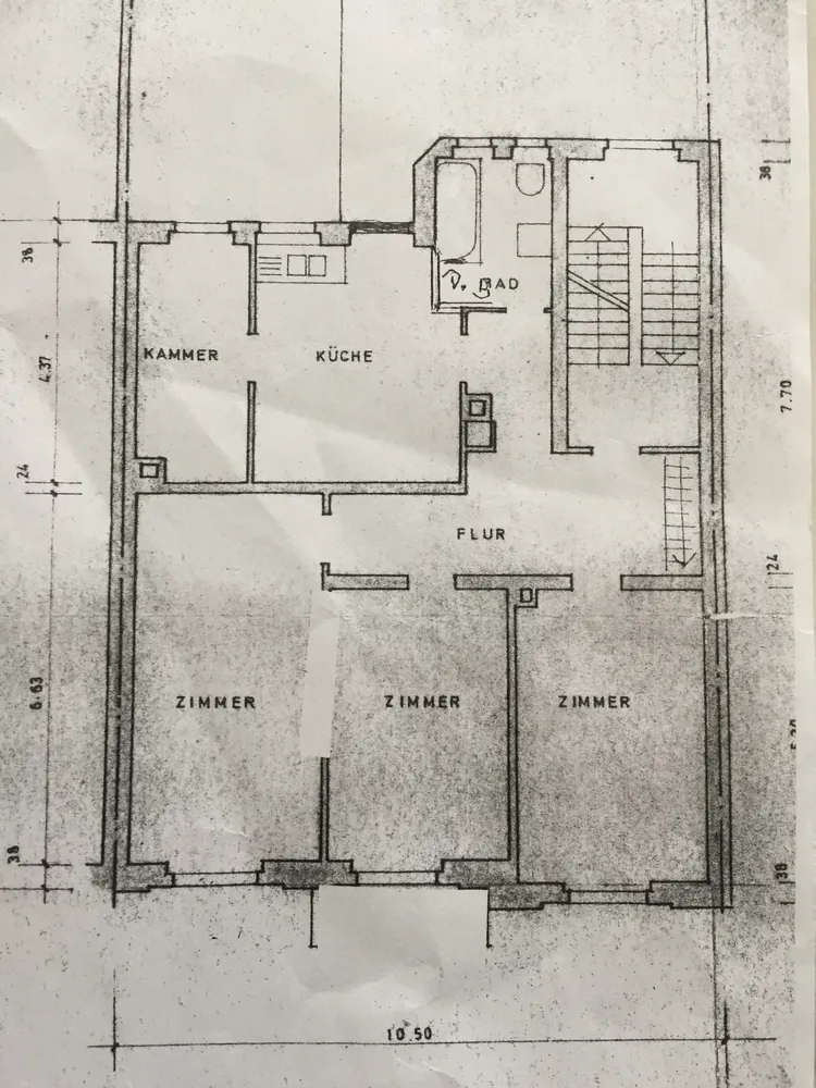 3 Zimmer Wohnung mit 100 m² in Mannheim – Bild 1