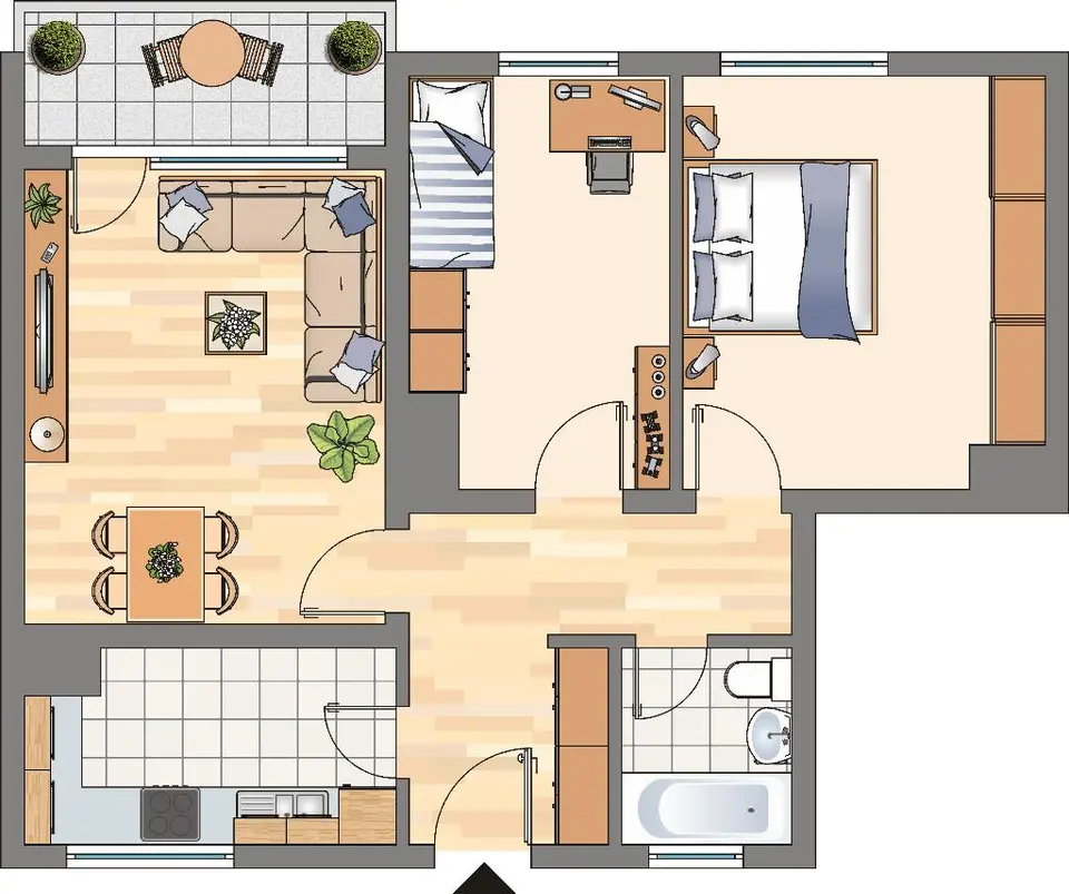 5 Zimmer Wohnung mit 76 m² in Dortmund – Bild 8