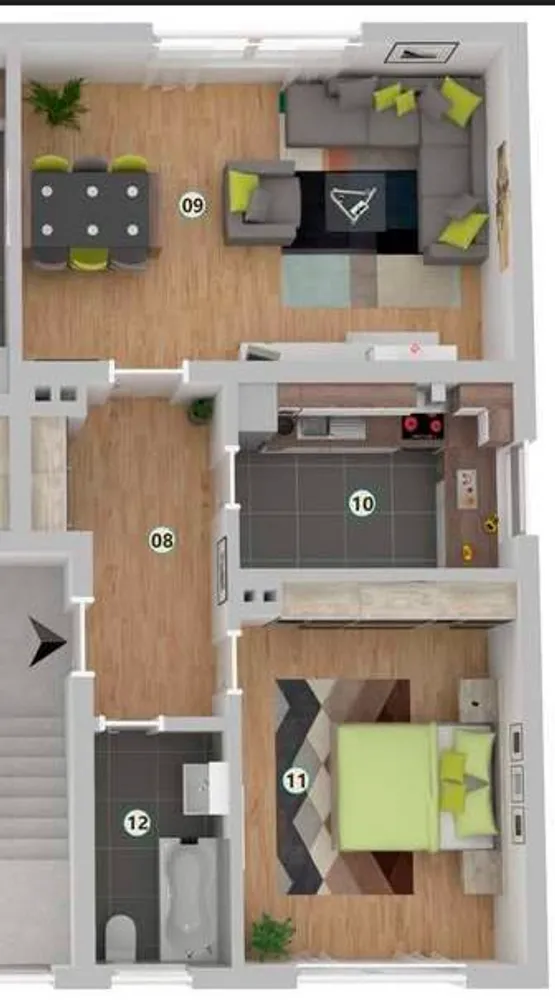 2 Zimmer Wohnung mit 56 m² in Oberhausen – Bild 2