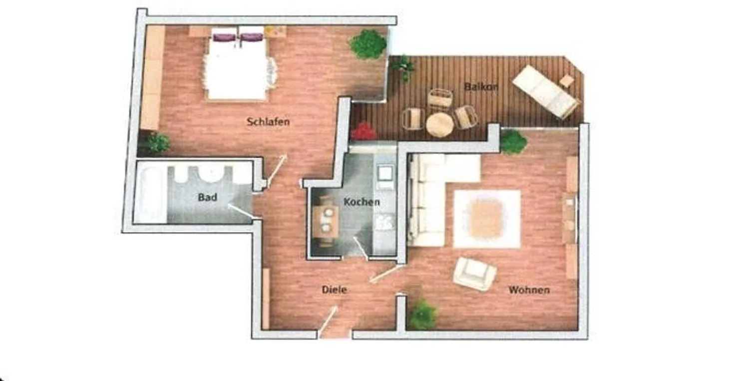 3 Zimmer Wohnung mit 68 m² in Heidelberg – Bild 2