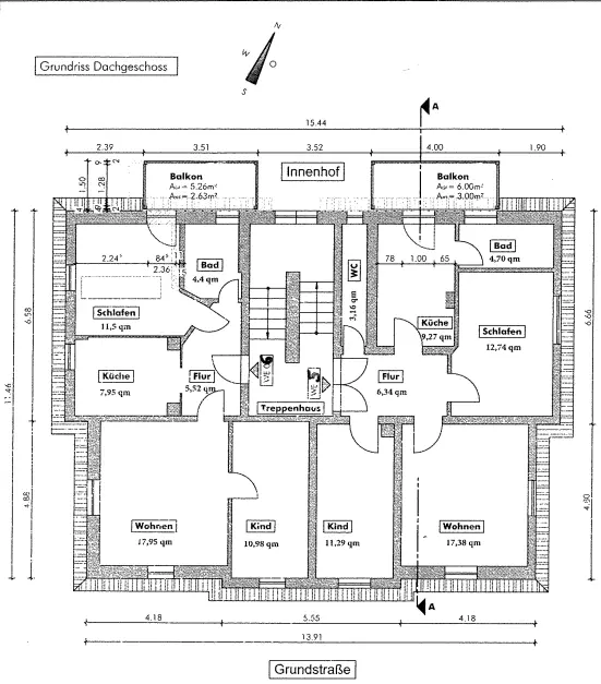 3 Zimmer Wohnung mit 61 m² in Dresden – Bild 9