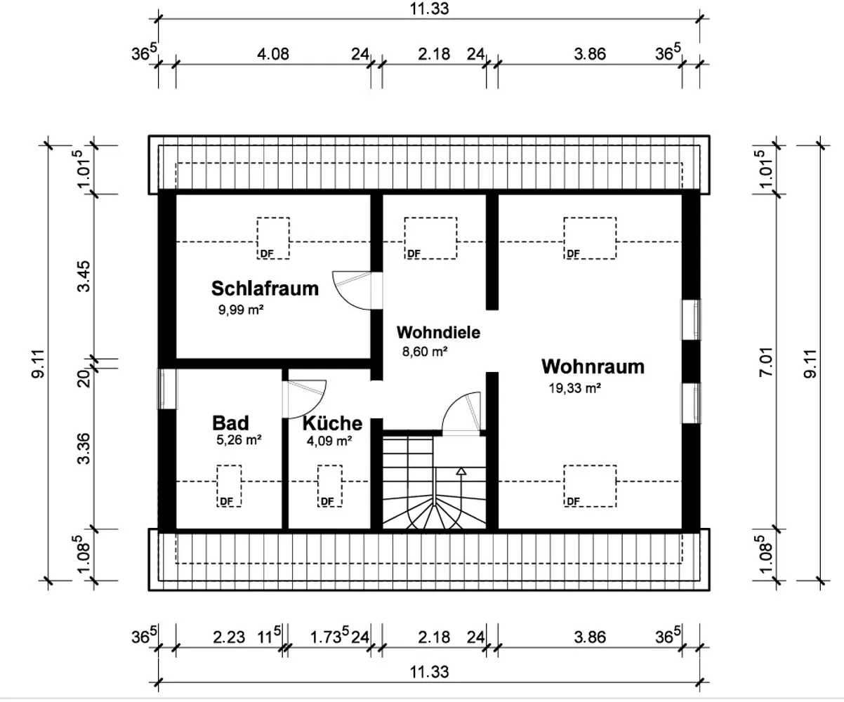 3 Zimmer Wohnung mit 47 m² in Frankfurt am Main – Bild 11