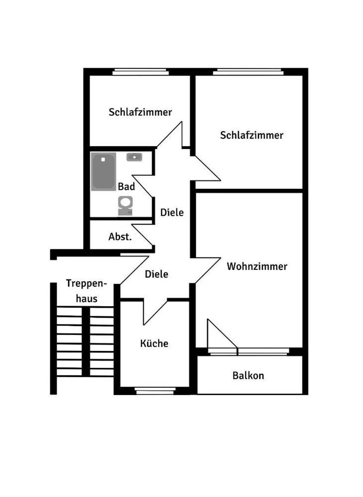 3 Zimmer Wohnung mit 79 m² in Sankt Augustin – Bild 7