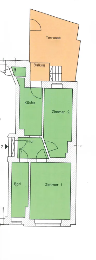 2 Zimmer Wohnung mit 59 m² in Leipzig – Bild 1