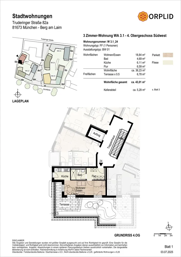 1 Zimmer Wohnung mit 43 m² in München – Bild 5