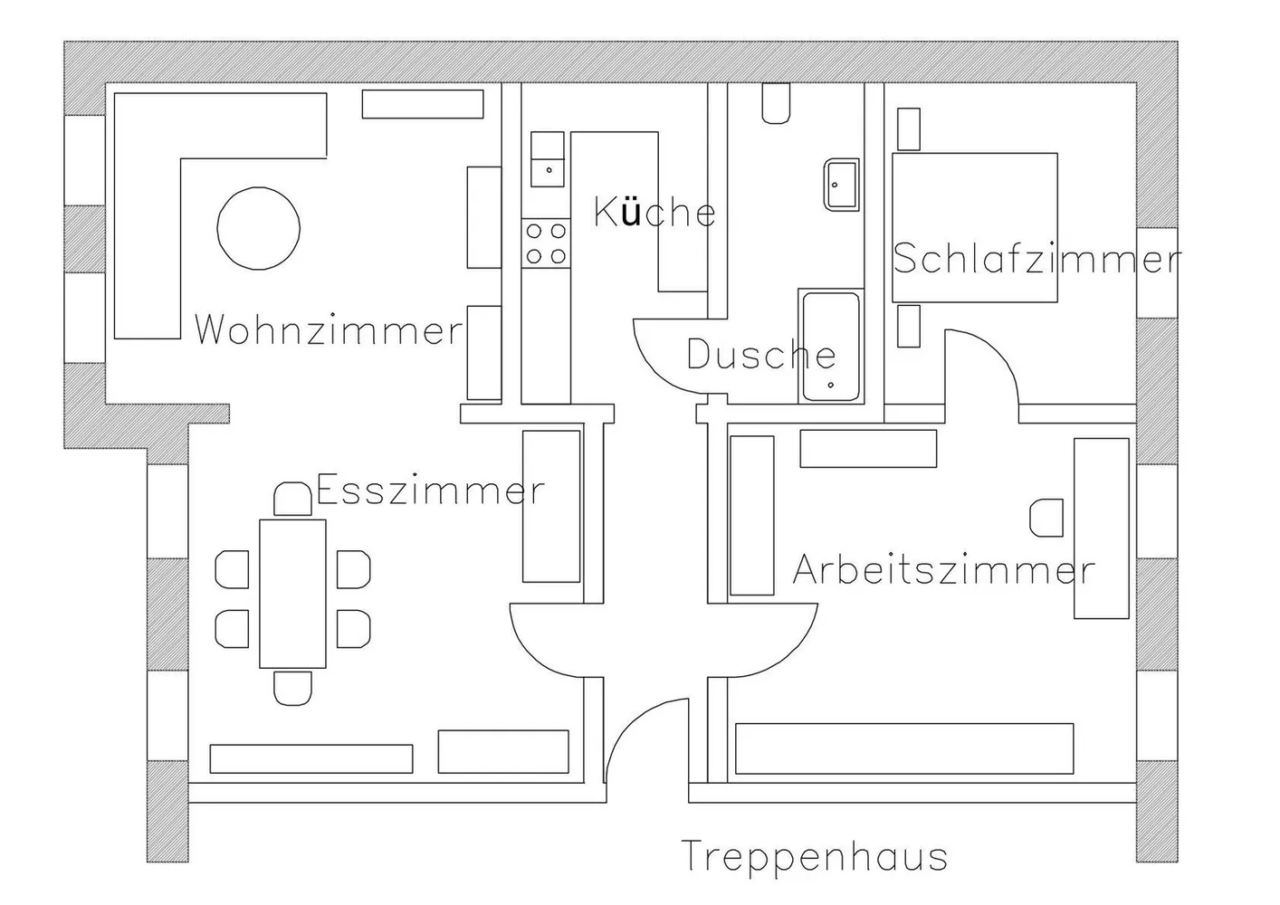 3 Zimmer Wohnung mit 105 m² in Bielefeld – Bild 1