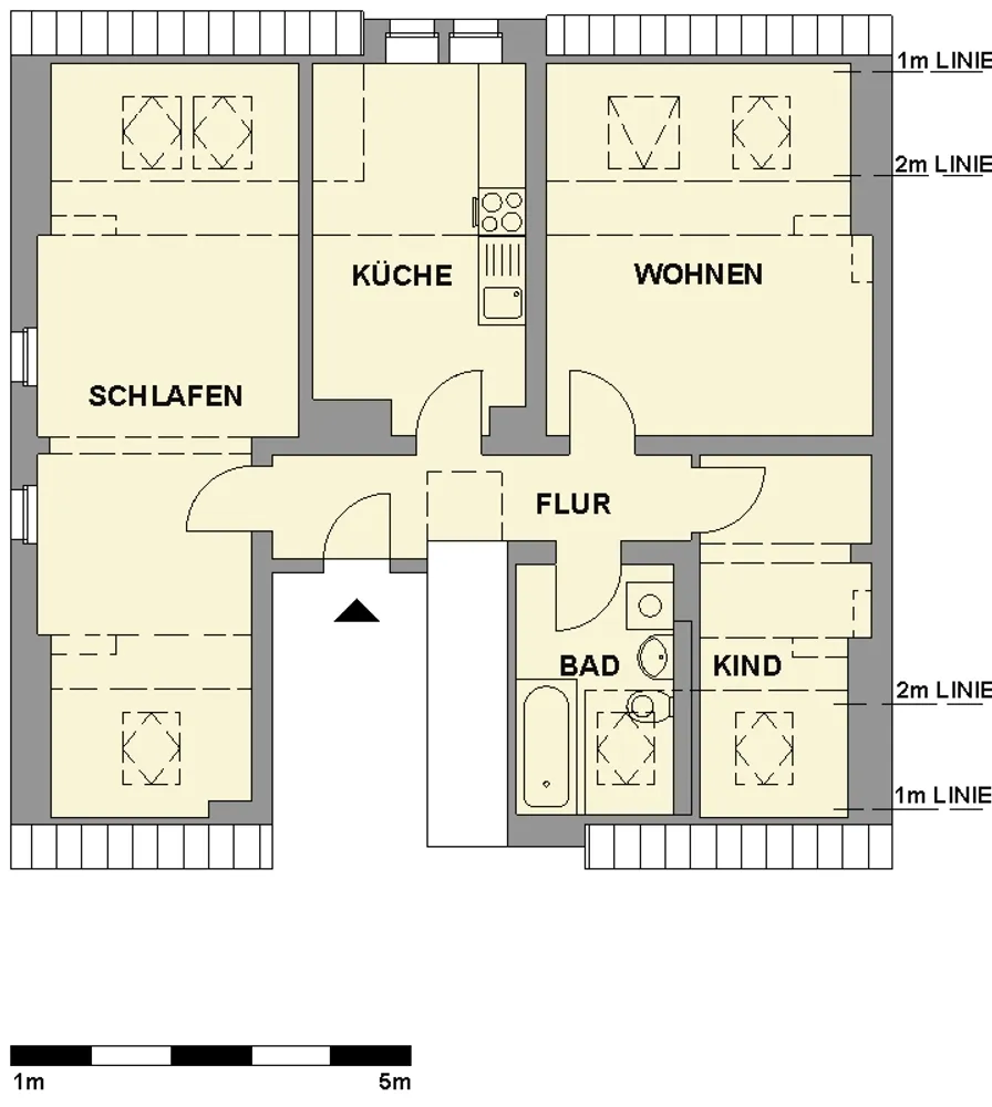 3 Zimmer Wohnung mit 74 m² in Chemnitz – Bild 2