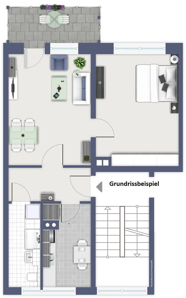 2 Zimmer Wohnung mit 49 m² in Chemnitz – Bild 8