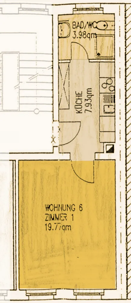 1 Zimmer Wohnung mit 32 m² in Chemnitz – Bild 8