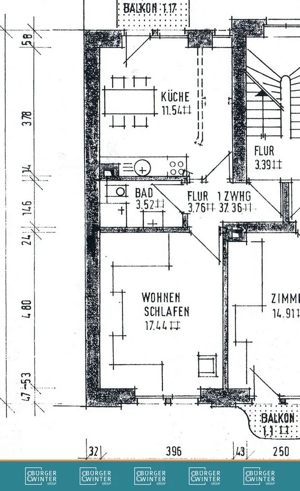 1 Zimmer Wohnung mit 37 m² in Mannheim – Bild 8