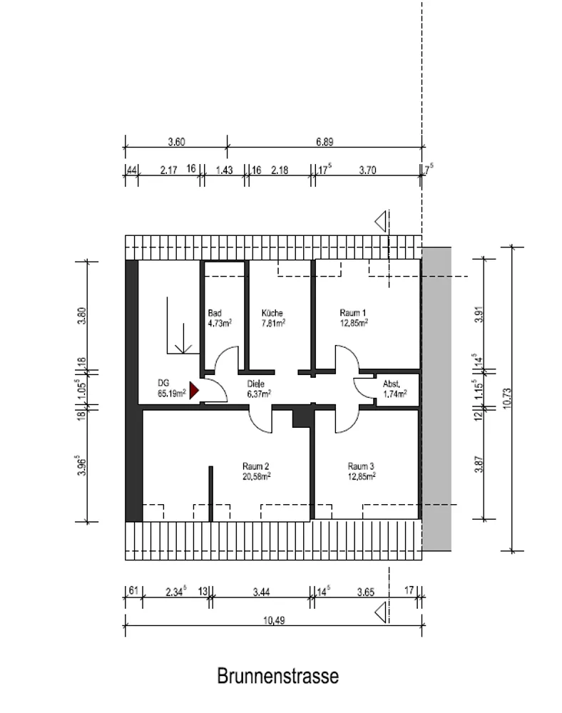 3 Zimmer Wohnung mit 66 m² in Wuppertal – Bild 6