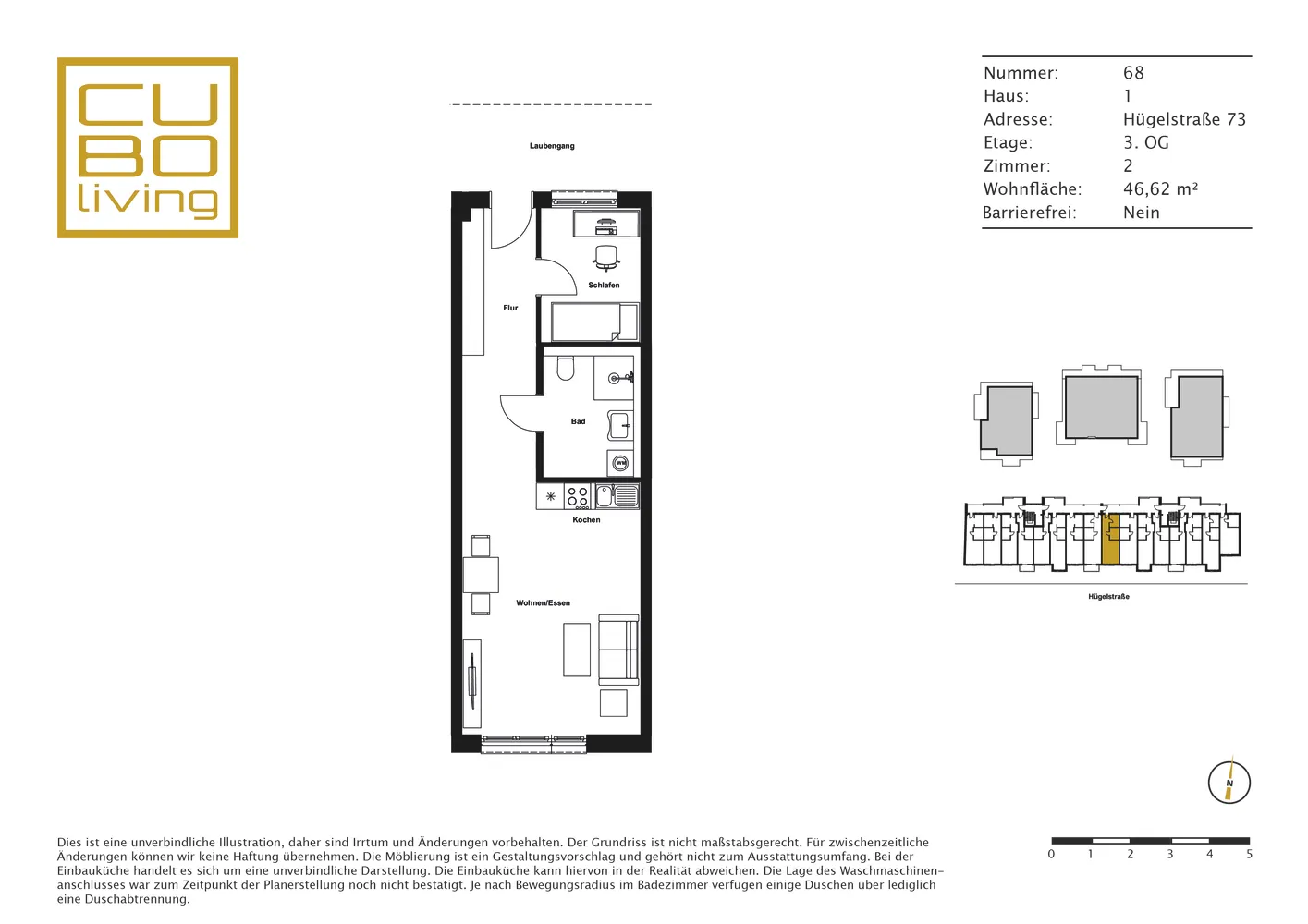 2 Zimmer Wohnung mit 47 m² in Darmstadt – Bild 8