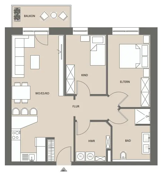 2 Zimmer Wohnung mit 78 m² in Leer – Bild 8