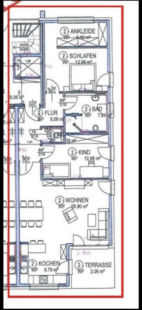 3 Zimmer Wohnung mit 90 m² in Bielefeld – Bild 9