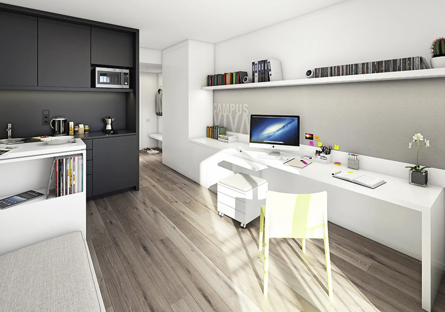 1 Zimmer Wohnung mit 21 m² in München – Bild 2