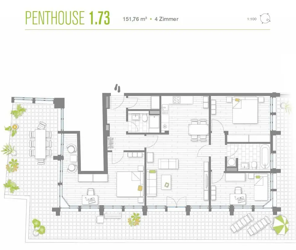 4 Zimmer Wohnung mit 152 m² in Falkensee – Bild 5