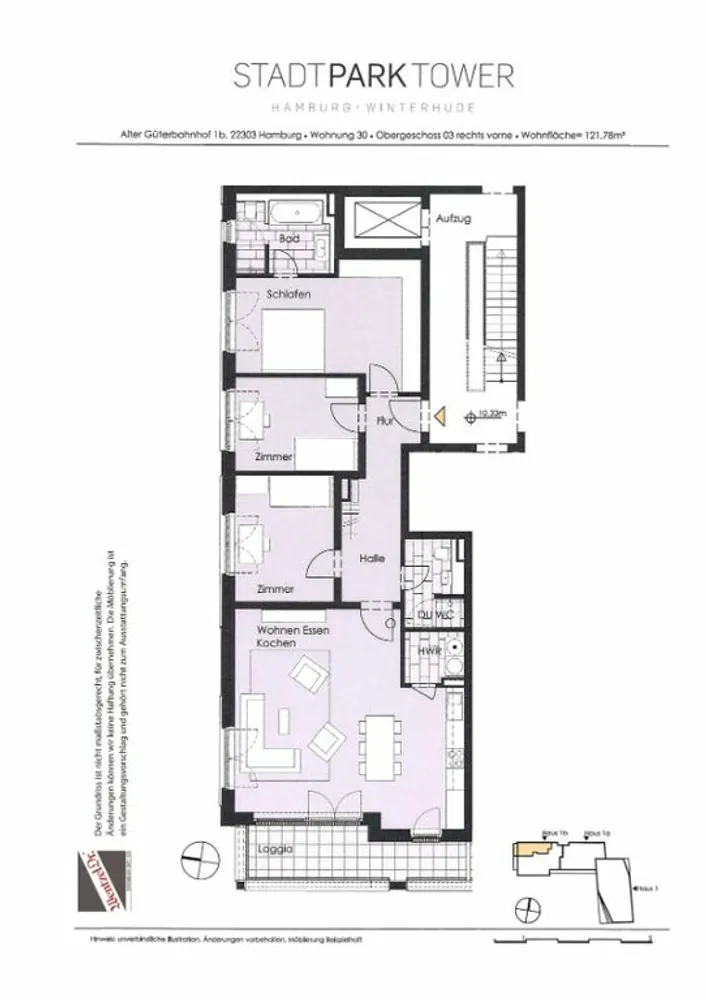 4 Zimmer Wohnung mit 122 m² in Hamburg – Bild 11