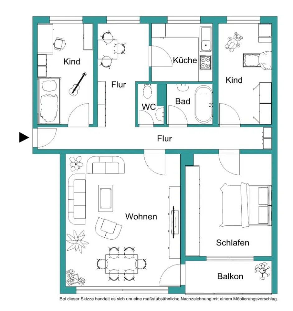 4 Zimmer Wohnung mit 87 m² in Marburg – Bild 9