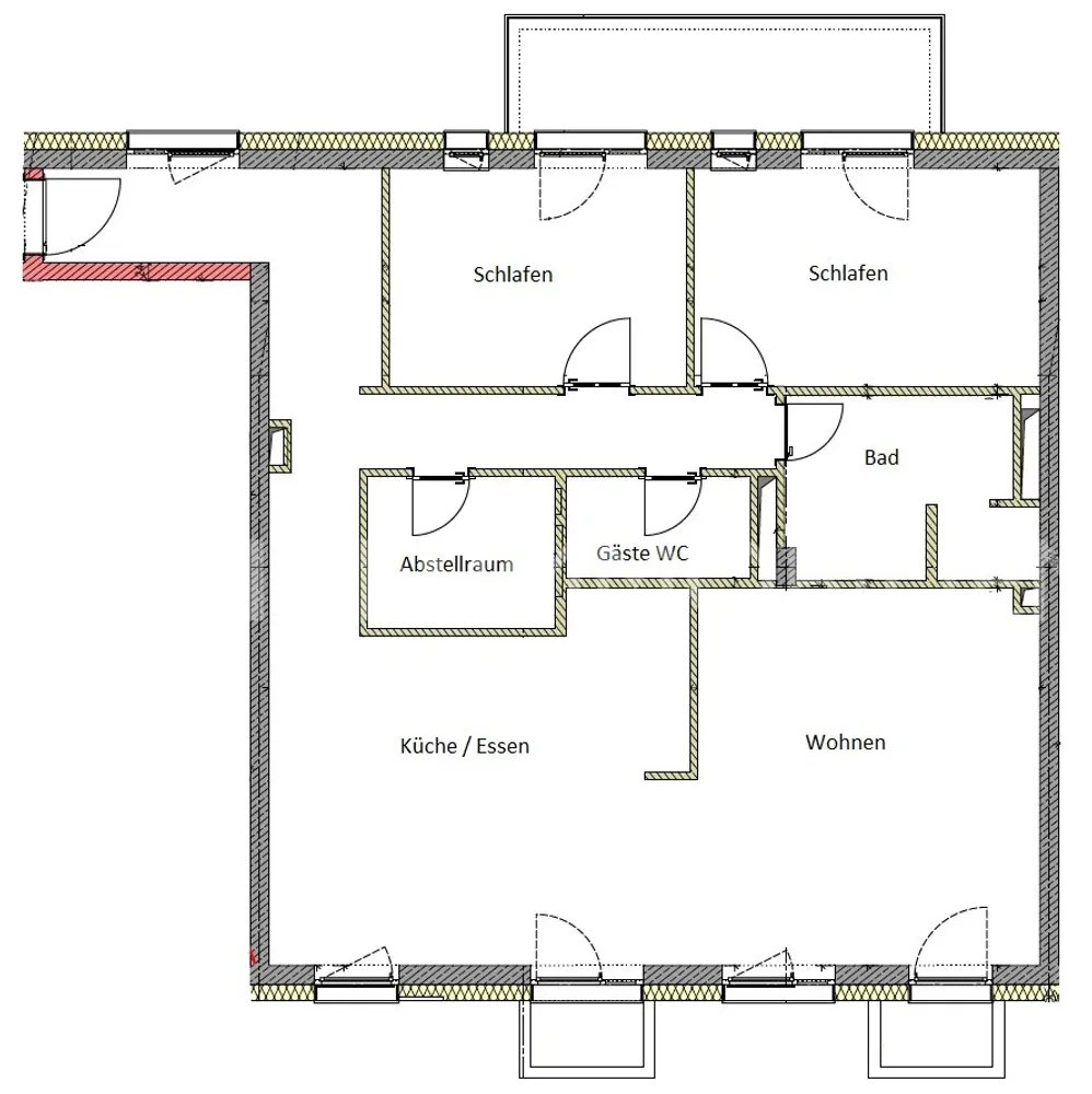 3 Zimmer Wohnung mit 112 m² in Rostock – Bild 2