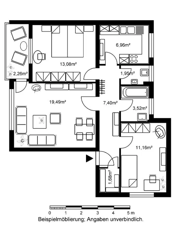 3 Zimmer Wohnung mit 68 m² in Hanau – Bild 5